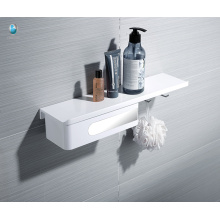 ABS Weiß an der Wand befestigte Zahnstange Badezimmer-Multifunktionshalter